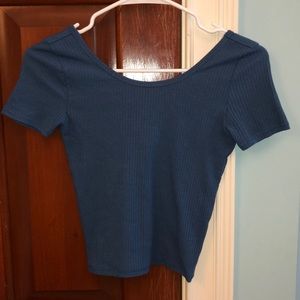 Hollister ribbed tight fitting top